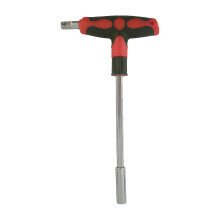 Premium Steel T Style Spanner With Even Accuracy Smoothed-Red