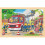 Palapeli - GOKI - Paloauto palapeli - 24 osaa - Puu - 3–6 vuotta 1