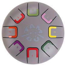 Tambù - Tamburo a lingua 8 note grigio chiaro - GIOCHIAMO INSIEME