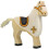 Figurine Holztiger Cheval de Course Blanc - Peinte à la main - 80251 1
