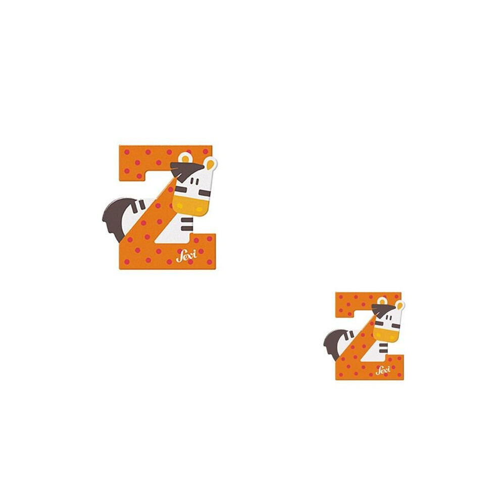 Wooden Letter - Sevi - Z - 10 Cm - Wall Decoration - Random Color 8003444830266