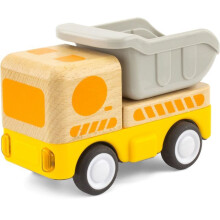 Véhicule miniature - Ulysse - Routoudou - Mini camion benne - 11 cm - Effets sonores et lumineux