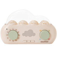 Veilleuse et boîte à histoires - Cloud b - CloudBox EN/FR - Beige - Électrique - 12 mois et plus