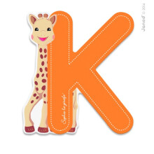 Janod - Letter K Sophie het Giraffe - JURATOYS