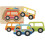 Wooden Puzzle - GOKI - Layered Puzzle Van - 5 Nesting Vehicles - Blue - Develops Dexterity 1