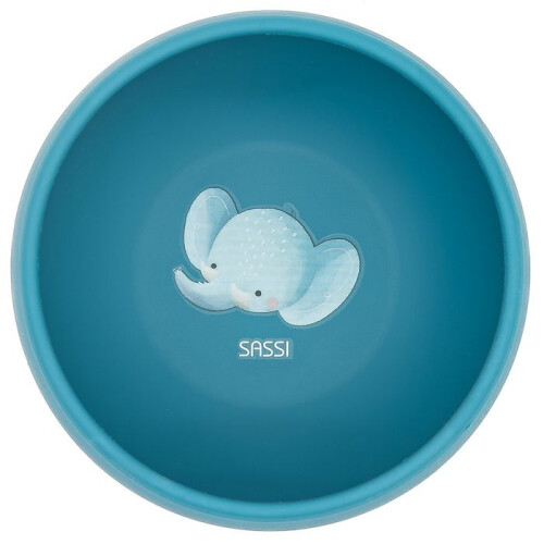 Sassi Junior - Bol en silicone Chewy l'éléphant