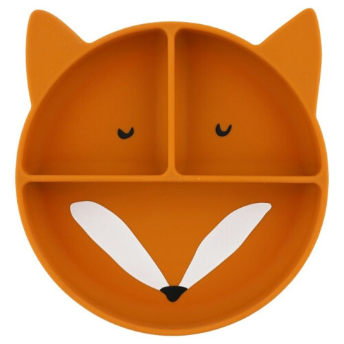 Trixie Trixie - Siliconen bord met compartimenten Mr Fox