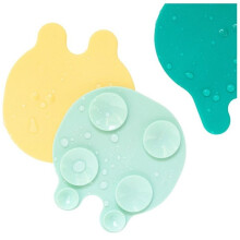 Antiscivolo da bagno - Quut - Meduse - 8 pezzi - Giallo menta - Unisex
