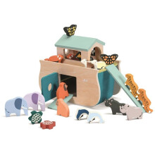 Figuras - SEVI - Arca dos Animais - 20 figuras de madeira - Para crianças a partir de 2 anos - Unissex