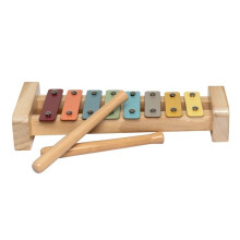 Musical toy - MAMAMEMO - Harlequin Xylophone - Wood & metal - Sticks included - From 18 months