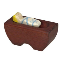 Figurinha HOLZTIGER Jesus 2 - Pintada à mão - Fabricação europeia