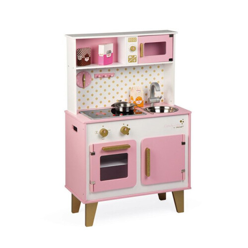 Janod Grote Keuken Candy Chic, 6 Accessoires