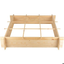 Potager carré en bois - ESSCHERT DESIGN - 1m² - Facile à installer - Pour légumes et fleurs - Pin FSC
