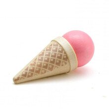 Erzi - Cono de Helado de Madera, Multicolor, - 14000