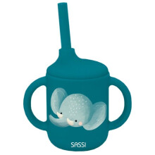Sassi Junior - Silikonbecher Chewy der Elefant