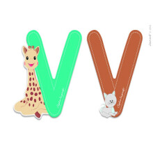 Janod - Letter V Sophie de Giraffe - JURATOYS