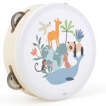 Tambourin - VILAC - Animali del mondo Sarah Betz - Strumento musicale - 3 anni e oltre - Legno e metallo