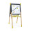 Janod Mesa Ajustable Gris y Amarillo 1