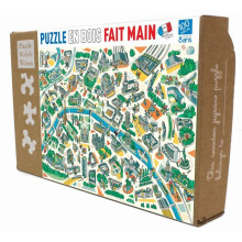100 palanapuzzel - Michele Wilsonin palapeli - Pariisi Labyrintit Thibaut Rassat - Sekä pojille että tytöille - Vähimmäisikä 8 vuotta