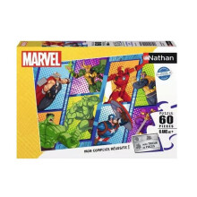 Nathan puzzle 60 p Les Avengers contre les mechants / Marvel Avengers