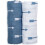 Lange mousseline - Flèches bleues - Pack de 2 - 100x100 cm - 100% coton 1