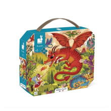 Dragon Kingdom Puzzle - 54 pcs - JANOD - J02392 - Blue - Cardboard - From 5 years