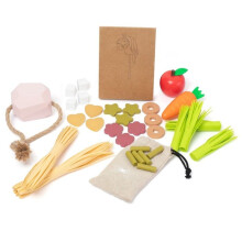 Imitation Toy - BYASTRUP - Horse Feeding Set - Wooden Accessories - For Children Aged 3 to 8 Years