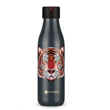 Garrafa térmica - LES ARTISTES PARIS - Tigre 500 ml - Inox - Dupla parede - Tampa hermética