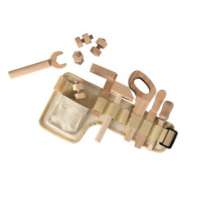 Brinquedo - EGMONT TOYS - Cinto do artesão - Ferramentas de madeira incluídas - Cinto ajustável - Para crianças de 3 a 6 anos