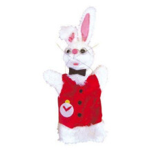 Marioneta de mano - Conejo Blanco - EL RINCÓN DE LOS NIÑOS - Para niños de 4 años en adelante - Mixto
