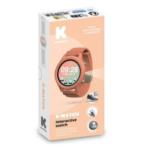 Relógio inteligente K-Watch coral