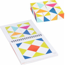 Mozaïekspel - GOKI - GOLLNEST & KIESEL - 16 houten blokken - 3x3x3 cm - 4-8 jaar