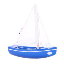 Tirot House - Boat The Blue Sloop 21cm - TIROT