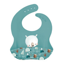 Sassi Junior - Babador de silicone Munchy o urso