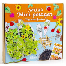 Radis et Capucine THE MINI GARDEN WORKSHOP A small garden to grow in your room.