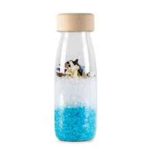 Petit Boum | Sensorische fles Spion Arctisch - Blauw - 14 x 4 cm
