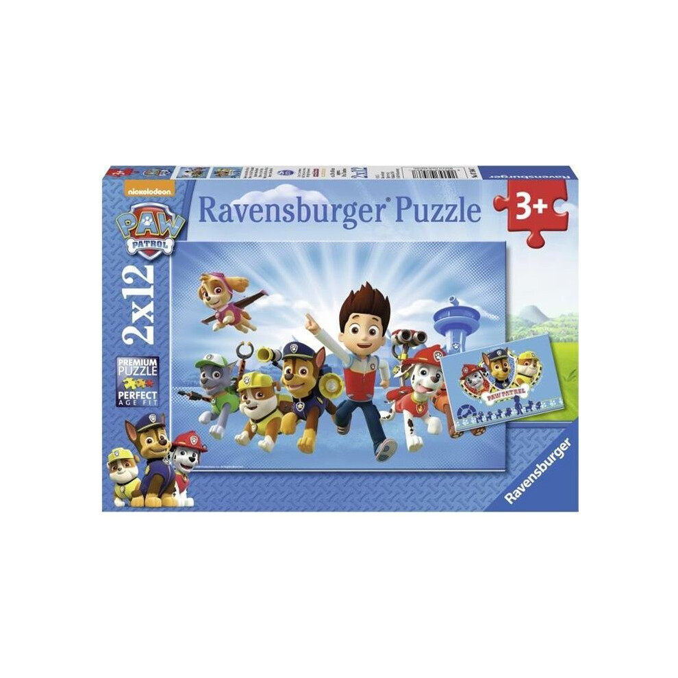 Ravensburger Paw Patrol Puzzles 2X12 Pieces - For Children Aged 3 And Over