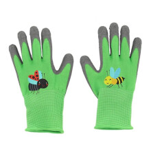 Guanti da giardinaggio - ESSCHERT DESIGN - Motivo insetti - Bambino - Palmi in gomma - Antiscivolo