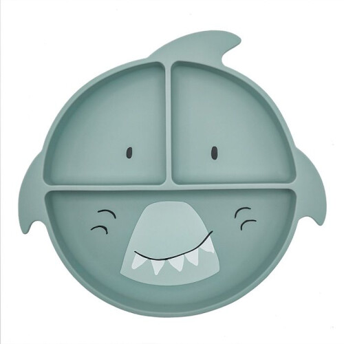 Trixie Trixie - Plato con compartimentos de silicona Mr Shark