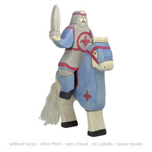 Figurine Ritter Blau HOLZTIGER - Modell 80255 - Für Kinder ab 3 Jahren