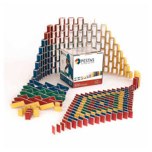Jeu de construction PESTAS - 500 dominos pour enfant Ă partir de 5 ans - Marron
