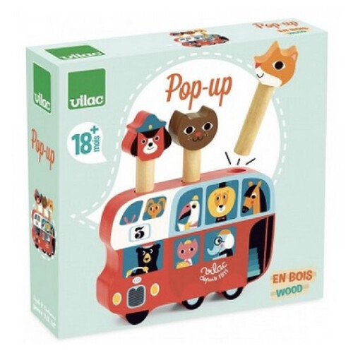 Vilac - Pop-up Linja-auto