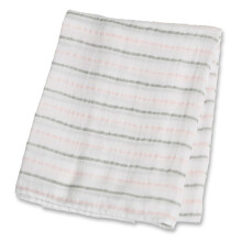 Lulujo - Long muslin - Pink stripes - ELEMENTS FOR KIDS