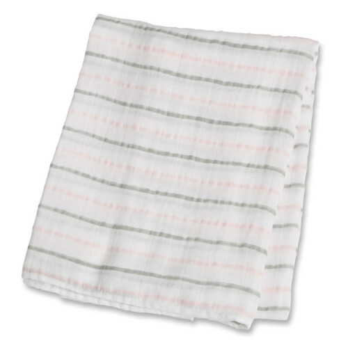 Lulujo - Lunga mussola - Strisce rosa - ELEMENTI PER BAMBINI