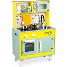 Cocina de madera JANOD Grande Cuisine Happy Day - Para niños a partir de 3 años