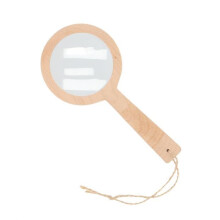 Lupa de Observação Insetos - ESSCHERT DESIGN - 18 cm - Madeira - Marrom - Brinquedo educativo