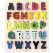 Puzzel ABC Alfabet om in te passen - Vilac - Onder de Canopy - Kind - 18 maanden en ouder