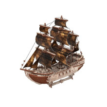 Puzzle 3D - Mr Playwood - Merirosvo alus - Puu - 156 palapeliä - 14 vuotta ja yli