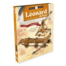Bausatz - Sassi Junior - Die Maschinen von Leonardo da Vinci - Katapult &amp; Armbrust - 16-seitiges Heft - 8+