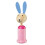 Soffice sonaglio - SELECTA - 61057 - Coniglio Anni - Che squittisce - Multicolore - 17 cm 1